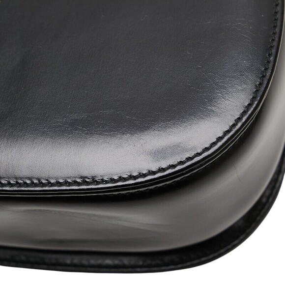 Gucci Bamboo Shoulder Bag Black Brown Leather - Picture 6 of 8